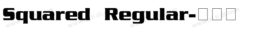 Squared Regular字体转换
